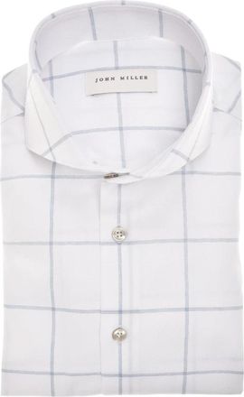 John Miller Overhemd Tailored Fit N - Heren - Zakelijke Overhemden - Wit - 3XL - Katoen - Overhemden