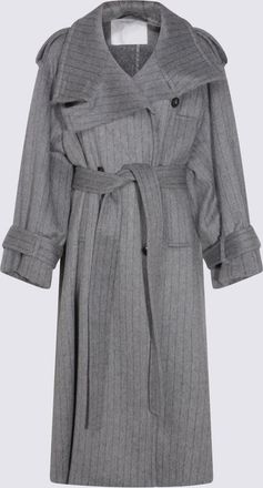 Sportmax Grey Wool Arold1234 Coat