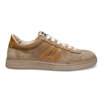 Moma Moma, Schoenen, Heren, Beige, 41 EU, Leer, Vulcano Sneakers