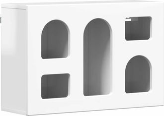 vidaXL Mueble Colgante Elst Blanco Brillante 60 X 20 X 40 Cm Vidaxl