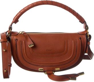 Chlo&eacute; Marcie Mini Leather Shoulder Bag