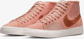 Nike SB Blazer Court Mid Premium DM8553-601 Skateboard Shoes Mens Rose Whisper