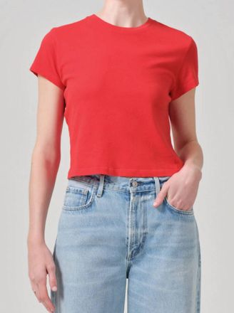 Citizens Of Humanity Kyle Tee In Aurora In Red