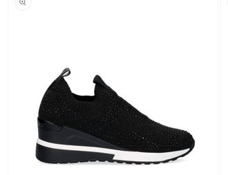 Ex&eacute; Womens Strass Sneaker In Black