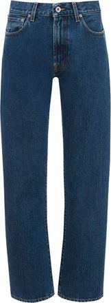 J.W.Anderson high-rise straight-leg jeans - women - Cotton - 26 - Blue