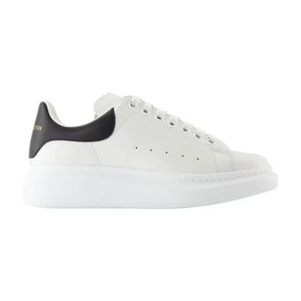 Alexander McQueen Sneakers, male, White, 10 1/2 UK, White Leather Oversized Trainers