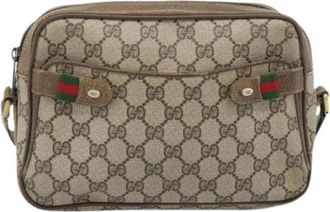 Gucci Pre-owned Vintage Cross Body Bag - Dames - Vintage Schoudertas - Beige - ONE Size - Vintage