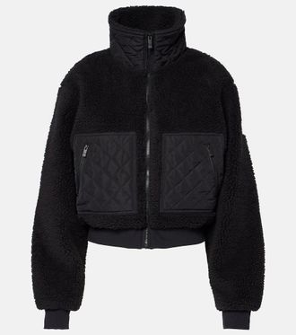 Alo Yoga Edge fleece bomber jacket