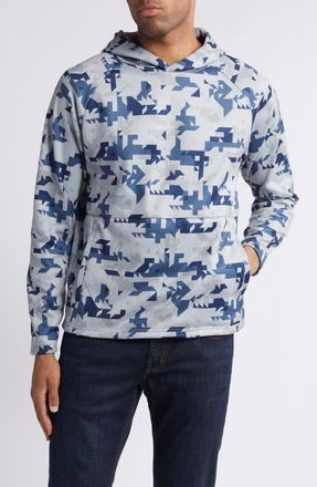 Swannies Matthew Digital Camouflage Hoodie in Midnight-Navy at Nordstrom, Size Medium