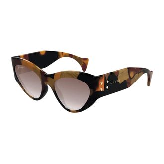 Gucci Sunglasses, unisex, Multicolor, 54 MM, Stylish Sunglasses with Brown Gradient Lenses