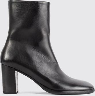 Mars&egrave;ll Norma Smooth Leather Ankle Boots with Round Toe and Stiletto Heel