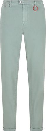 Sartoria Tramarossa Pantaloni con anello in metallo - Verde