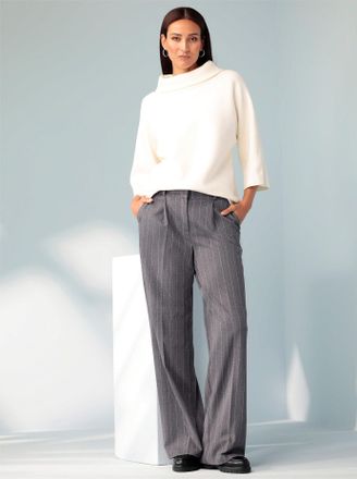 Heine 3/4 Arm-Pullover HEINE Pullover, Damen, Gr. 34, beige (ecru), 50% Viskose, 28% Polyester, 22% Polyamid, unifarben, Pullover 3/4 Arm-Pullover