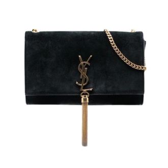 Saint Laurent Pre-owned The Kate - Dames - Pre-owned - Zwart - Maat: ONE Size Zijde