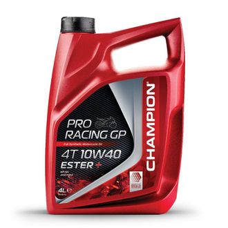 OEM Aceite De Motor Champion Proracing Gp 4t 10w40 &Eacute;ster + 4l Ma2 Sint&eacute;tico (akc)