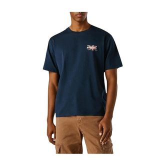 Pepe Jeans London T-Shirts, male, Blue, Size: 2XL T-Shirt