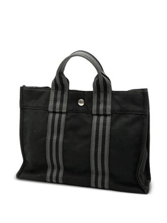 Hermès 1990-2010 Canvas Fourre Tout PM tote bag - Nero