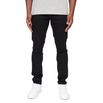 Crosshatch Heren Barbeck Slim Jeans (Massief zwart)