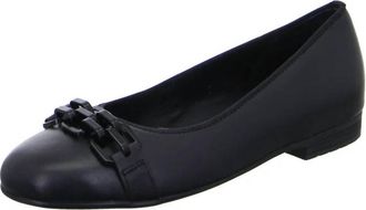 Ara Womens Scout Ballet Pump W/chain Sandals In Black