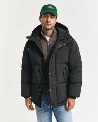 GANT Men Down Puffer Jacket (XXL) BLACK