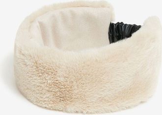 Apparis Stirnband aus einfarbigem Plüsch Eleni