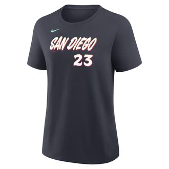 Nike Fernando Tatis Jr. San Diego Padres City Connect Nike Womens MLB T-Shirt in Black | 01K94CAPY9-70N