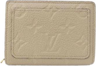 Louis Vuitton Pre-owned Monogram Empreinte Portemonnee - Dames - Vintage Accessoires - Beige - ONE Size - Vintage