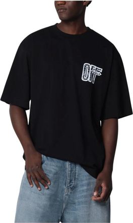Off-white Hombre, Camisetas, Negro, Talla: L