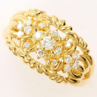 C&A Yellow Gold Yellow Gold (18K) Band Ring (Pre-Owned)