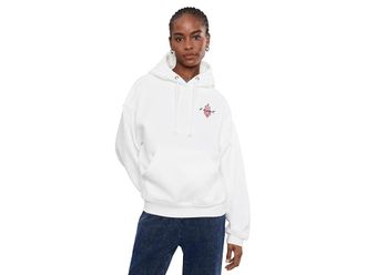 Free People Movement Ctw Final Call Front Logo Womens Sweatshirt White Combo : LG (Womens 12-14), Cotton