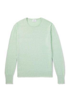 Kingsman Slim-Fit Cashmere and Linen-Blend Sweater