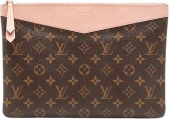 Louis Vuitton Pre-owned Clutches, female, Brown, Size: ONE SIZE Pre-owned Canvas clutches