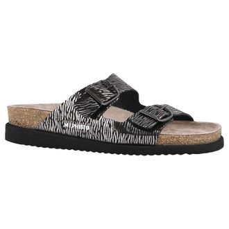 Mephisto Mephisto Harmony Patent Leather Womens Slides Sandals - Black Zebra - Size:UK 8.5