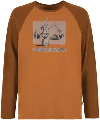 E9 Long Coffee Longsleeve f&uuml;r Herren | braun