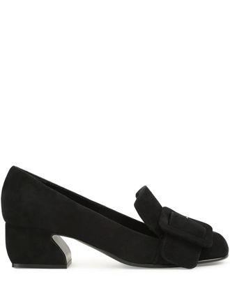 Sergio Rossi Si Rossi pumps met gesp - Zwart