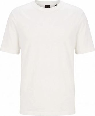 HUGO BOSS H-Thompson 205 - Heren - T-shirts - Beige - L - Katoen - Tops
