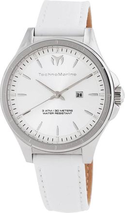 Technomarine MoonSun Date Quartz Silver Dial Ladies Watch TM-822039