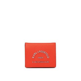 Karl Lagerfeld RSG Metal Small Bifold Wallet - female - Karl Lagerfeld - Wallets & Cardholders - Red - ONE SIZE - Accessories