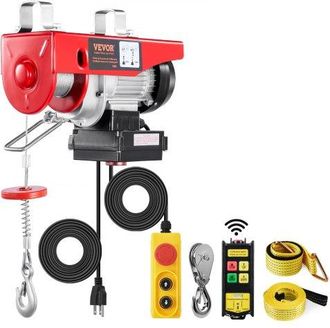 OEM Polipasto El&eacute;ctrico Carga De 200 Kg Cabrestante El&eacute;ctrico 230 V Control Remoto Inal&aacute;mbrico Y Con Cable De 4,2 M Parada De Emergencia Polipasto Elevado