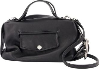 Simone Rocha Leren Handtas met Handvat - Dames - Handtassen - Zwart - ONE Size - Leer - Tassen