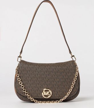 Michael Kors Borsa Nolita Medium Michael Kors in cotone spalmato con monogram all over
