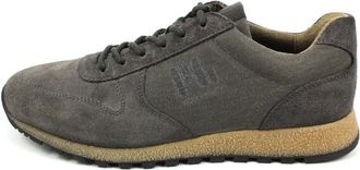 Gabor Sneakers - Heren - Schoenen - Grijs - Maat: 44 1/2 EU Leer