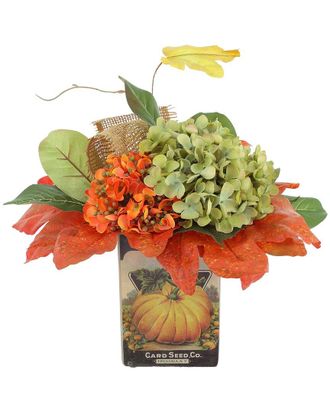 Creative Displays Inc. Traditional Hydrangea Fall Floral With Oak Leaves