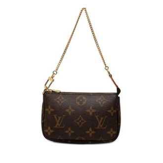 Louis Vuitton Pre-owned Mini Pochette Accessoires - Dames - Pre-owned - Bruin - Maat: ONE Size