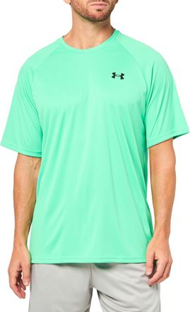 Under Armour Mens Velocity 2.0 Short Sleeve T Shirt, (300) Vapor Green / / Black, Medium