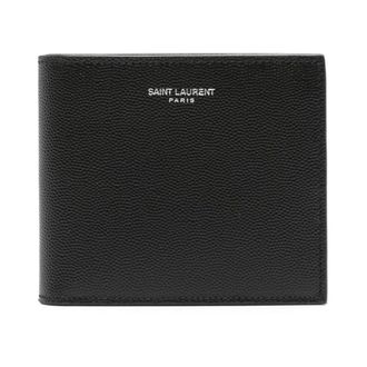 Saint Laurent Wallets & Cardholders, male, Black, Size: ONE SIZE Paris East/West Bi-fold Wallet