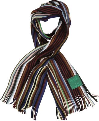 Paul Smith Gestreepte wollen sjaal - Heren - Accessoires - Veelkleurig - Maat: ONE Size Wol
