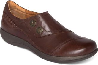 Aetrex Womens Karina Shoes In Brown