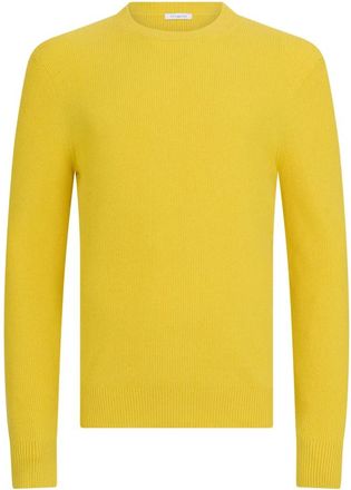 Malo Trui met ronde hals - Heren - Ronde hals truien - Geel - 3XL - Kasjmier - Truien & Vesten