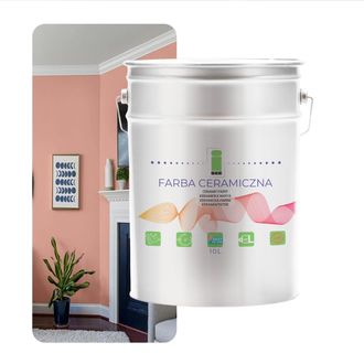 OEM Pintura Cer&aacute;mica Para Paredes, Lavable, Rosa Polvo, 10 L, Resistente A Las Manchas